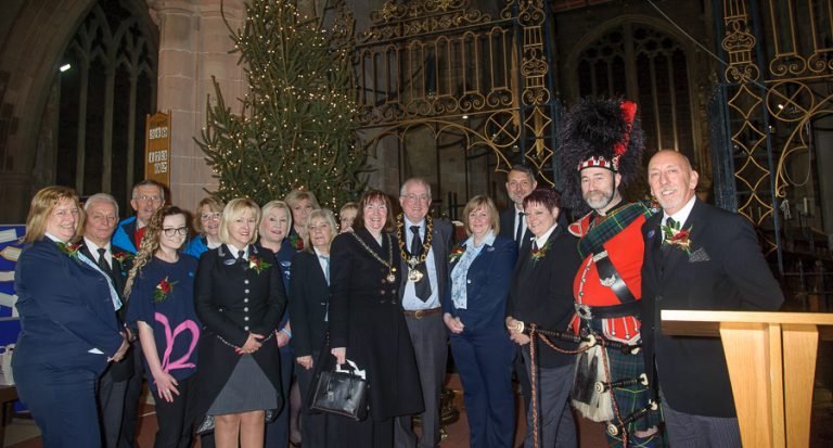 Tamworth Co-op Christmas memorial service funeral staff - Tamworth Co