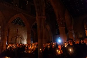 Hundreds of people light candles in memory of lost loved ones at Tamworth Co-op Christmas Memorial Service in St Editha’s Church