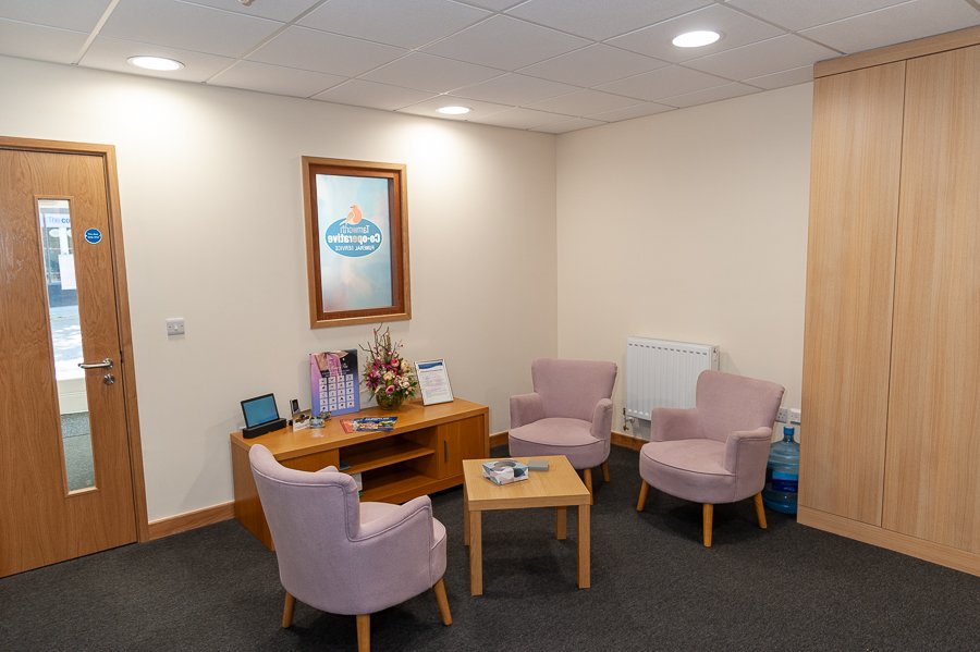 Tamworth Co-op Bereavement Advice Centre private room